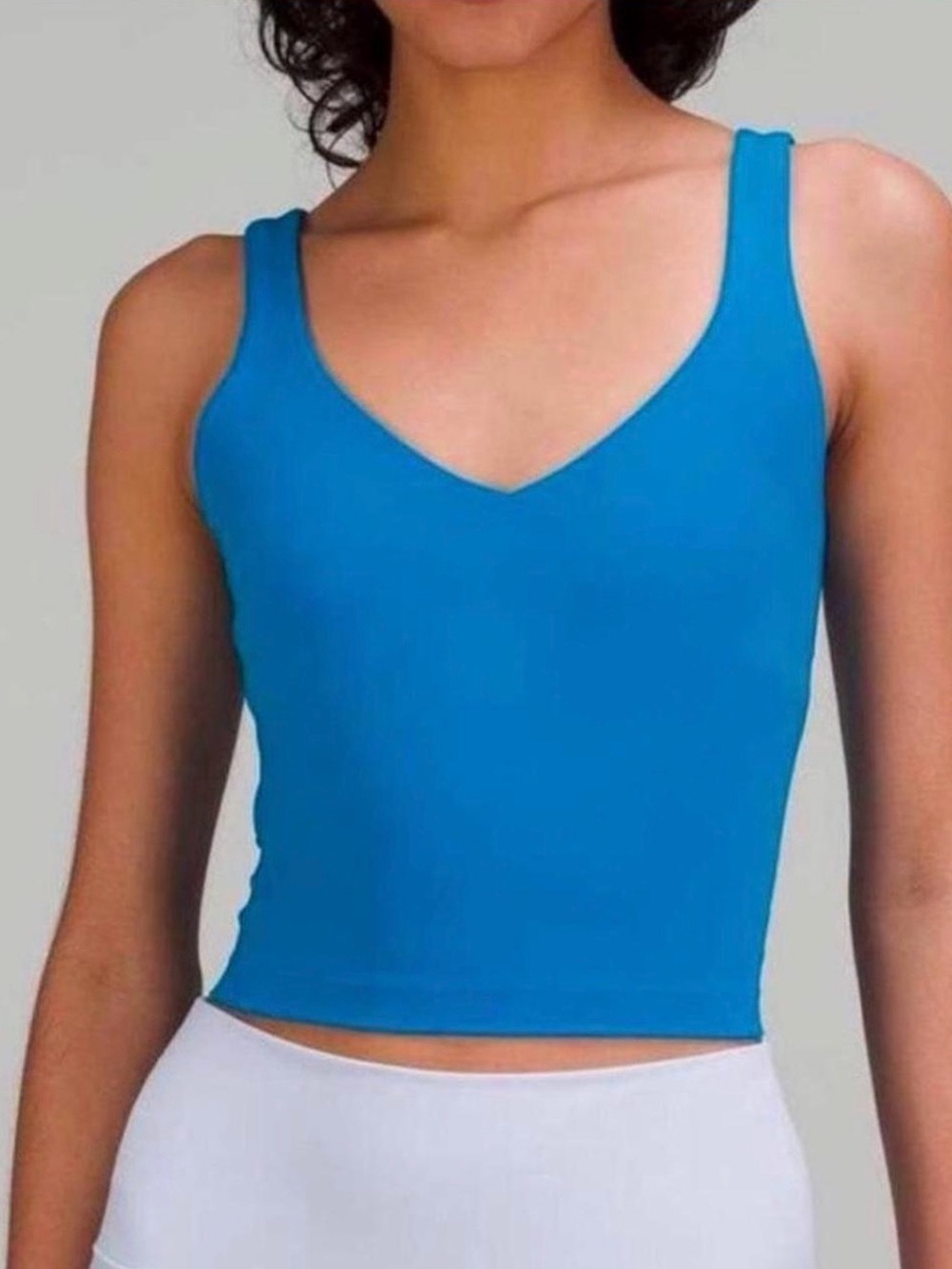 lululemon athletica Bright Blue V-Neck Tank